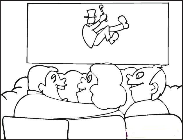 Movie Theater Coloring Pages