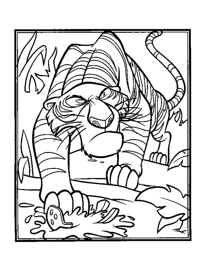 666x867 Coloring Pages Autograph Book Shanti And Mowgli From Shere Khan