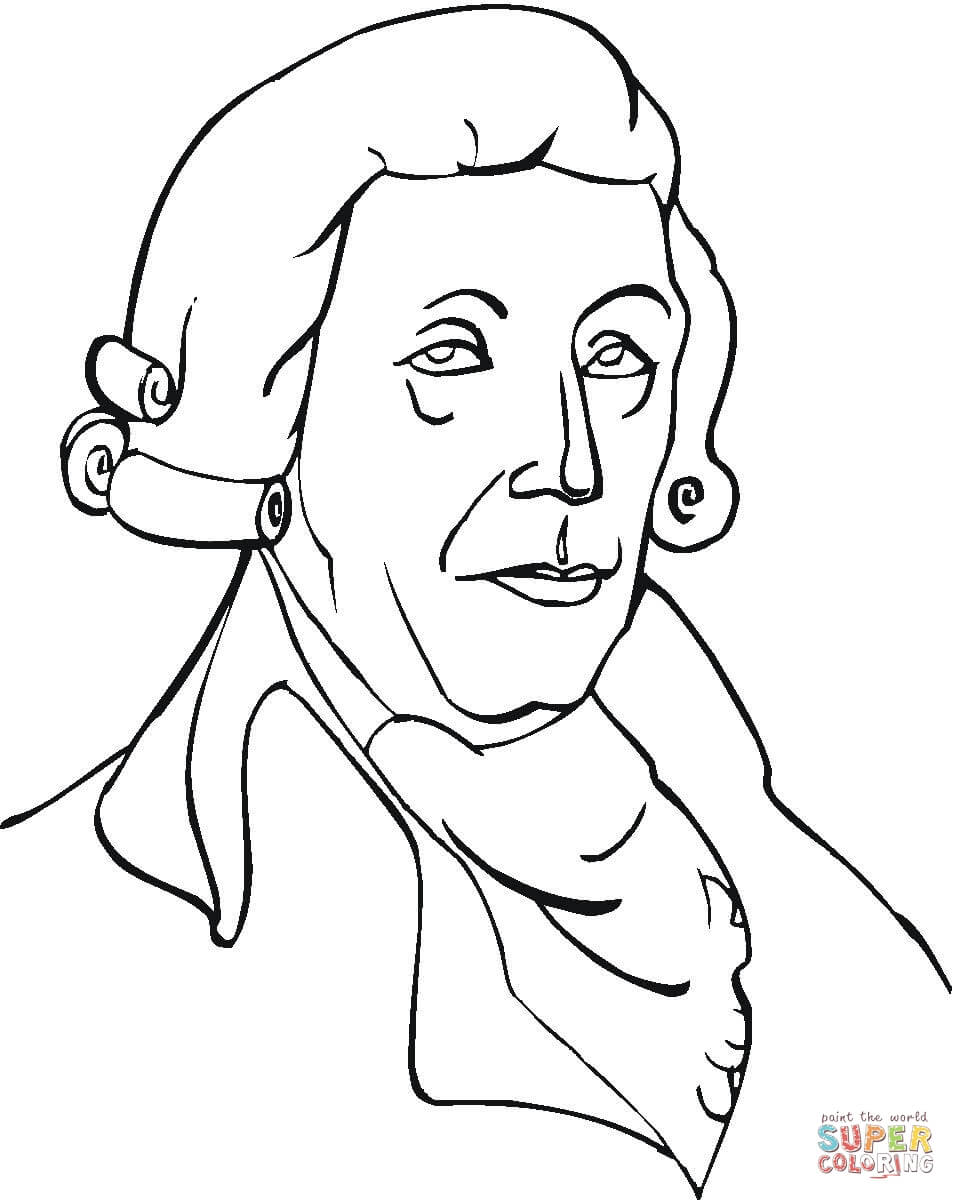 956x1200 Mozart Coloring Page In 3