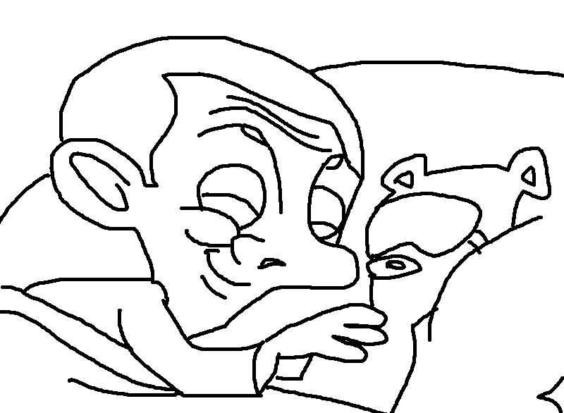 800x586 Mr. Bean Coloring Pages