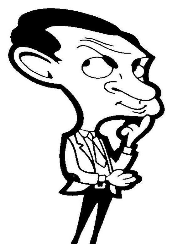 600x776 Mr. Bean Coloring Pages 2 Coloring Pages For Kids