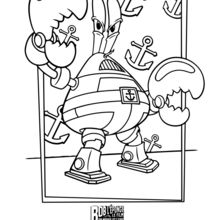220x220 Mr. Krabs Coloring Pages