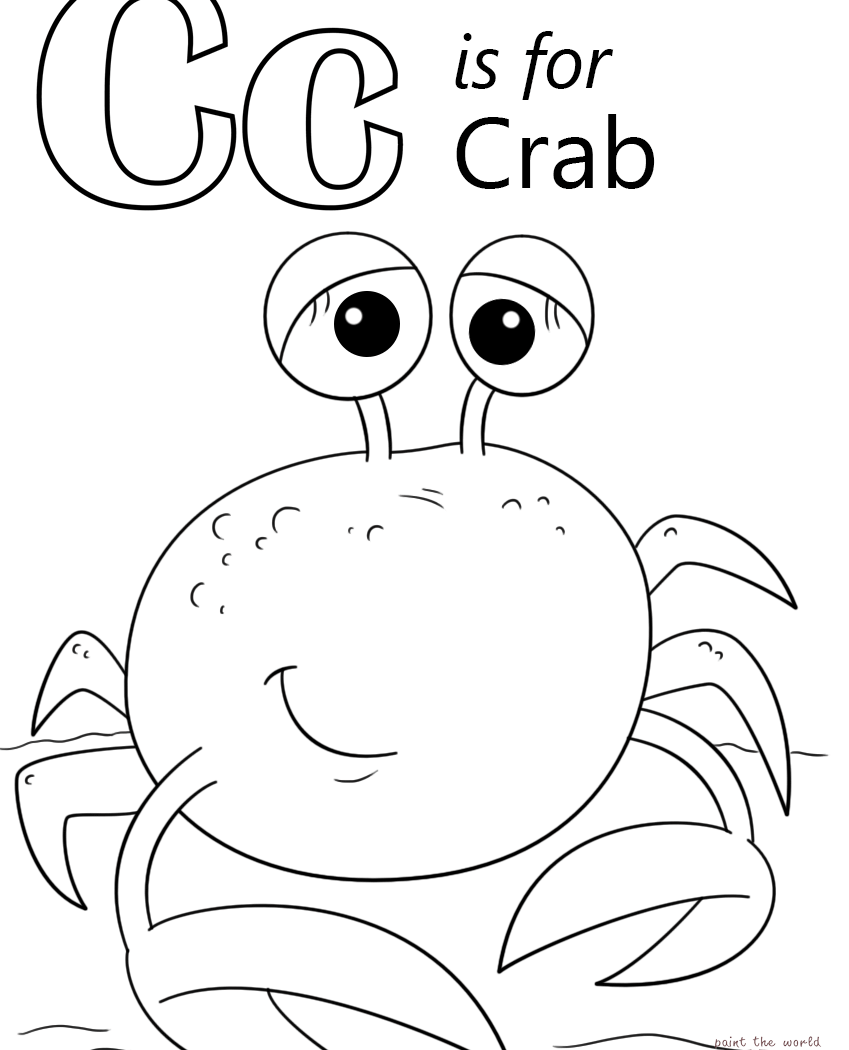 849x1050 Crab Coloring Pages Blue Hermit Printable Page Eric Carle Free
