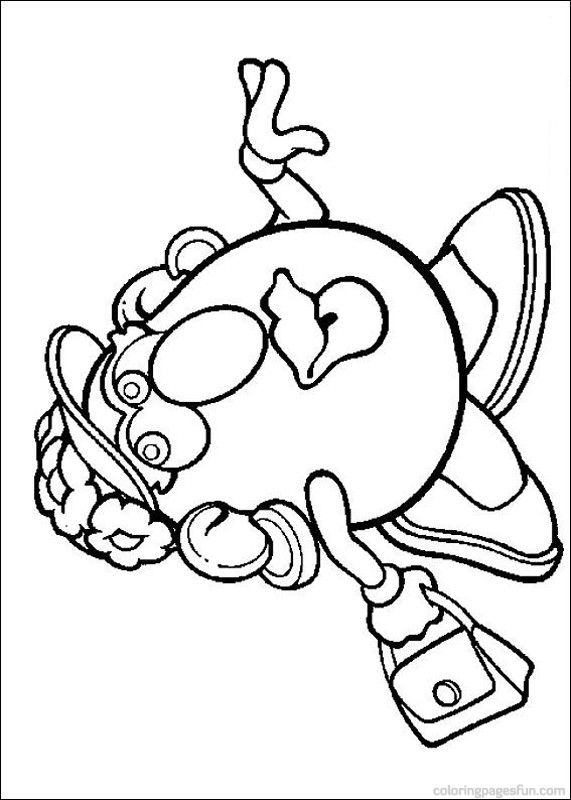 571x800 Mr. Potato Head Coloring Pages 58 Alejandra El