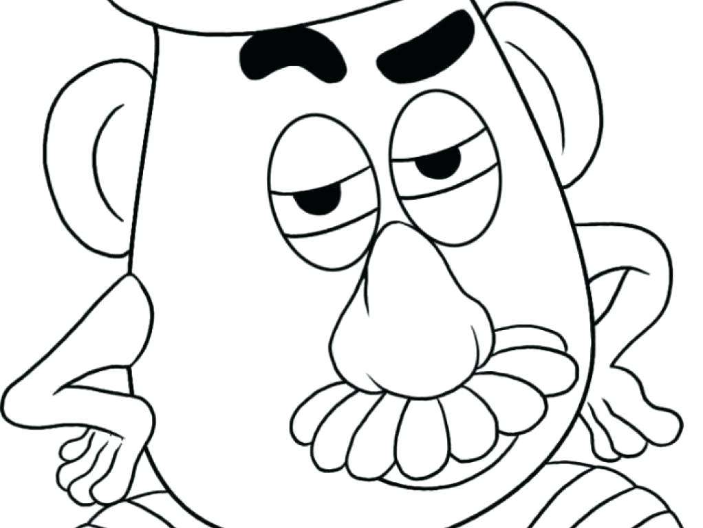1022x768 Free Printable Mr Potato Head Coloring Pages Page Gallery Luxury