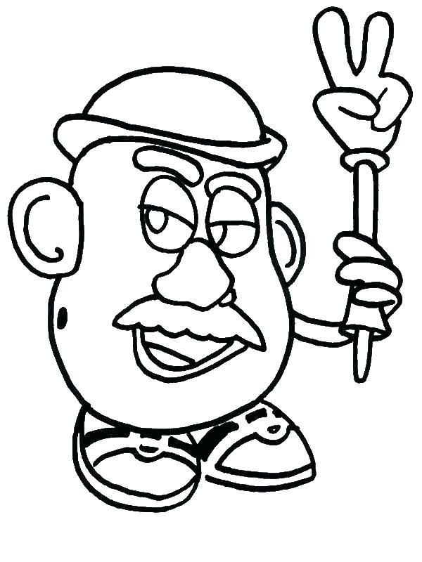 600x800 Mr Potato Head Coloring Page Potato Head Mr Potato Head Coloring
