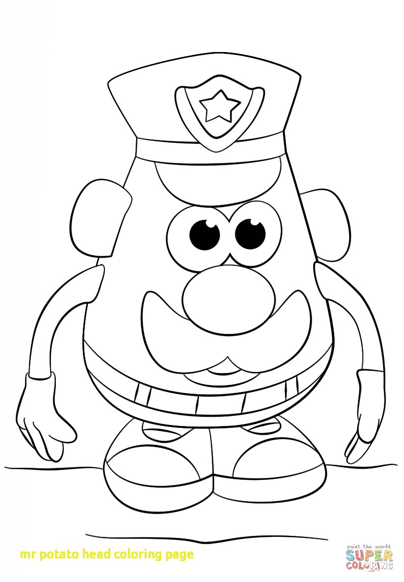 824x1186 Mr Potato Head Coloring Page With Kids N Fun 20153 Free Printable