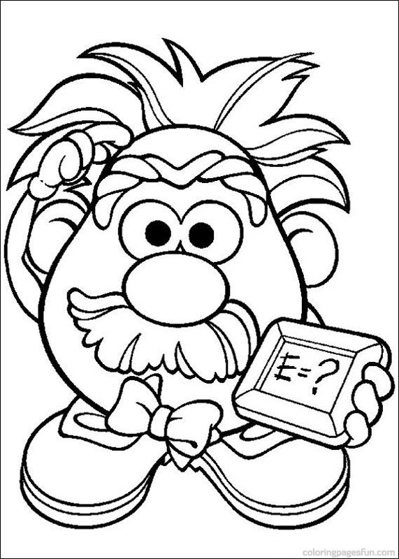 571x800 Mr. Potato Head Coloring Pages 32 This Was The Center Of Our