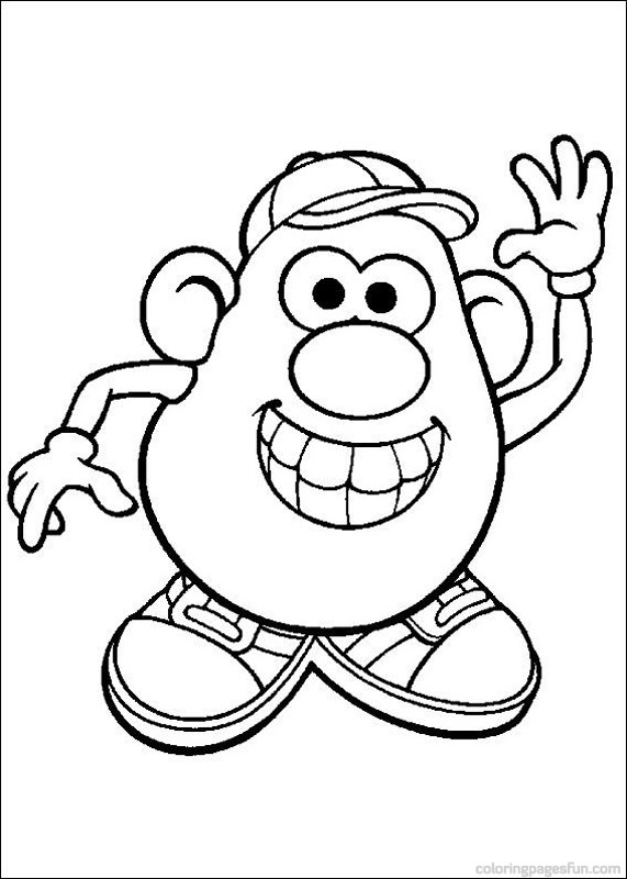 571x800 Mr. Potato Head Coloring Pages 41 Proyectos Que Intentar