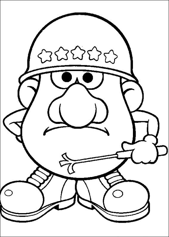 567x794 Kids N 57 Coloring Pages Of Mr. Potato Head