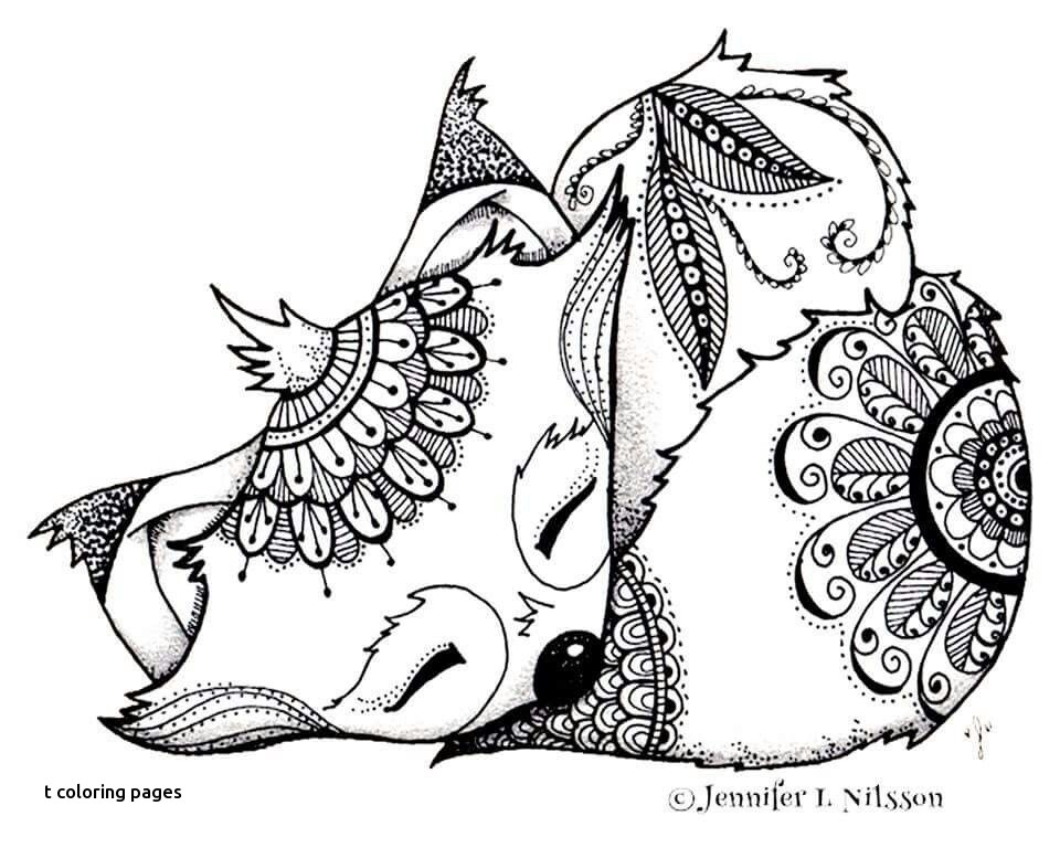 960x768 Fox Coloring Page Coloring For T Coloring Pages
