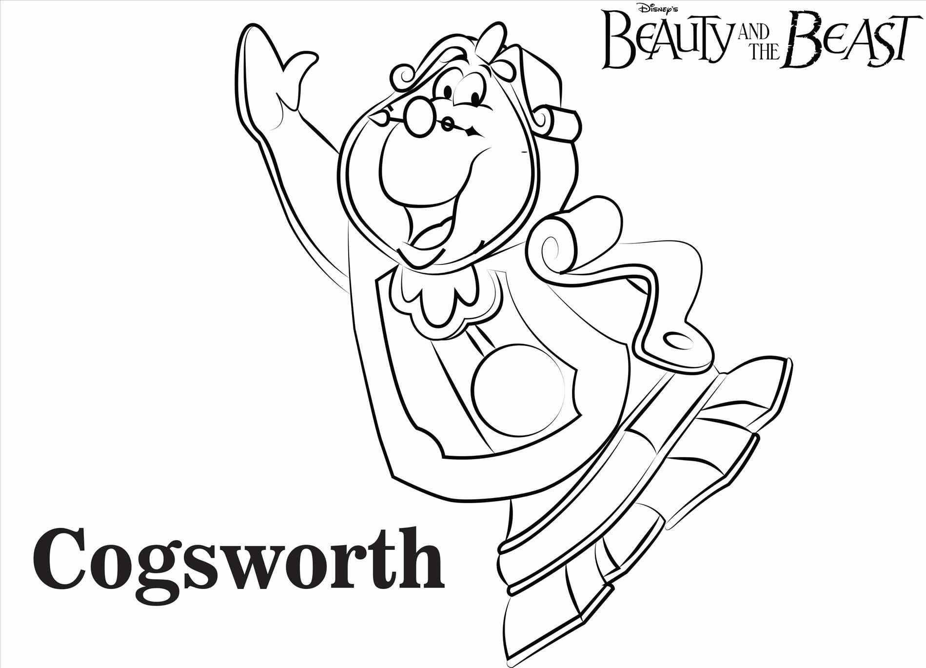 1899x1369 The Beast Chip Coloring Pages Book Mrs Potts Free Printable Page