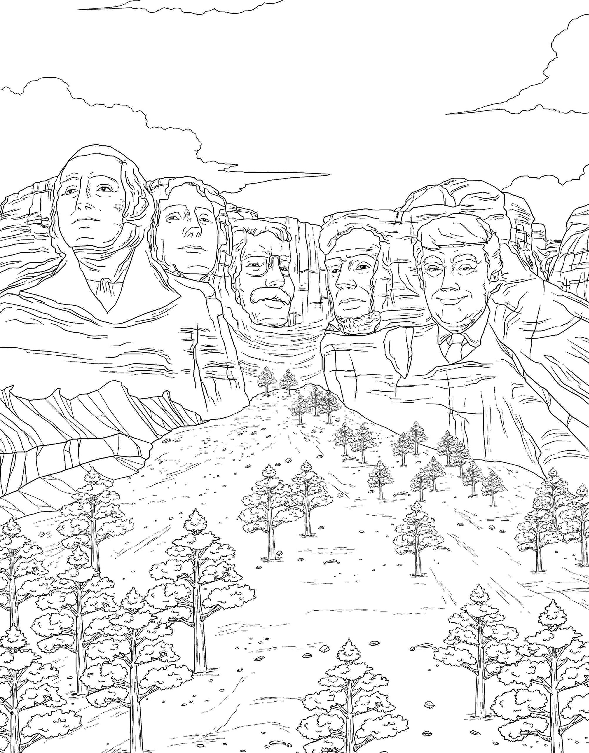 2003x2560 Donald Trump Coloring Book The Daily Caller
