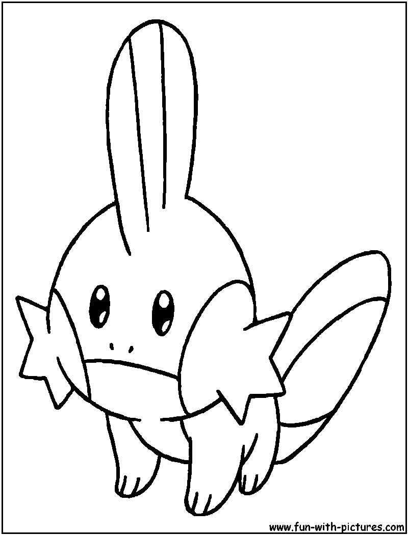 800x1050 Mudkip Coloring Pages To Print Coloring For Kids 2018