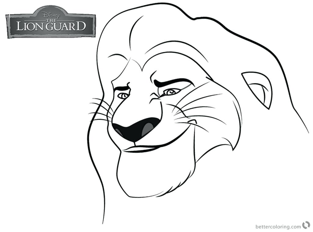 1024x760 Mufasa Coloring Pages Download This Coloring Page Mufasa Colouring