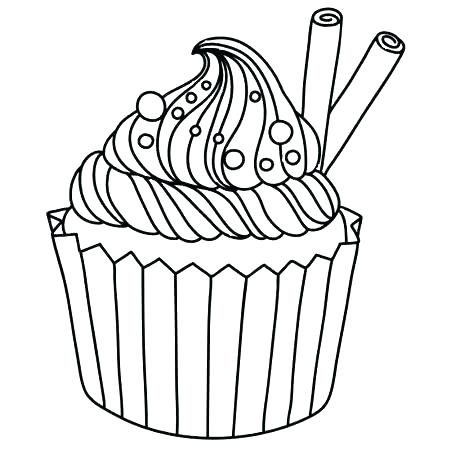 450x450 Muffin Coloring Pages To Print Kids Coloring Cupcake Coloring Page