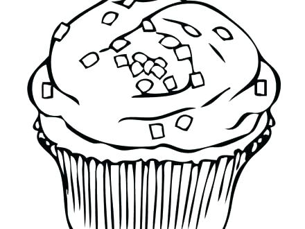 440x330 Muffin Coloring Page Impair.co