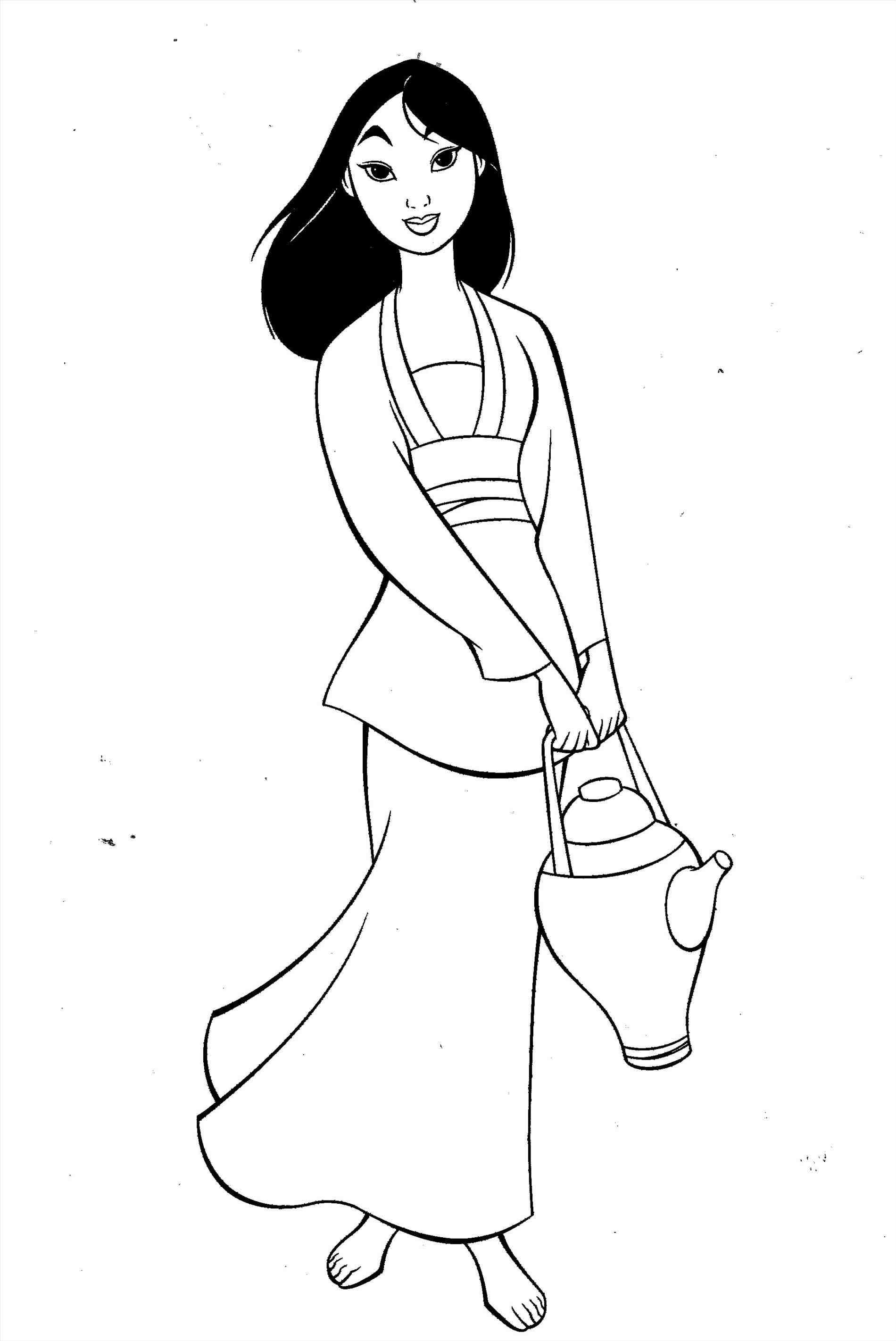 1900x2843 Mulan Coloring Pages For Kids Inspirational Disney Mulan And Shang