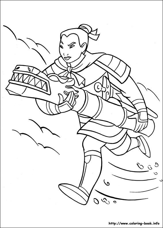 567x794 Heroic Story Of A Brave Girl Mulan 20 Mulan Coloring Pages Free