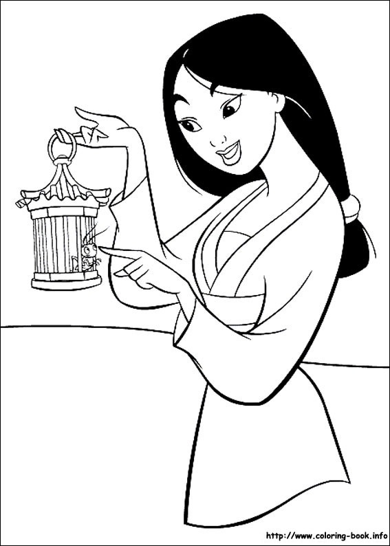 567x794 Mulan Coloring Pages Y Blank Pattern ~ Mulan Disney