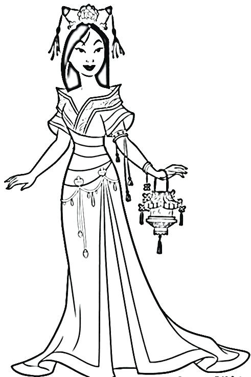 491x737 Mulan Coloring Pages Coloring Pages Google Mulan Dress Coloring