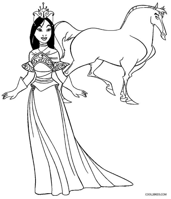 681x794 Printable Mulan Coloring Pages For Kids Cool2bkids Coloring