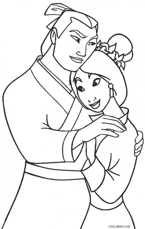610x960 Get This Disney Princess Mulan Coloring Pages 454lz !