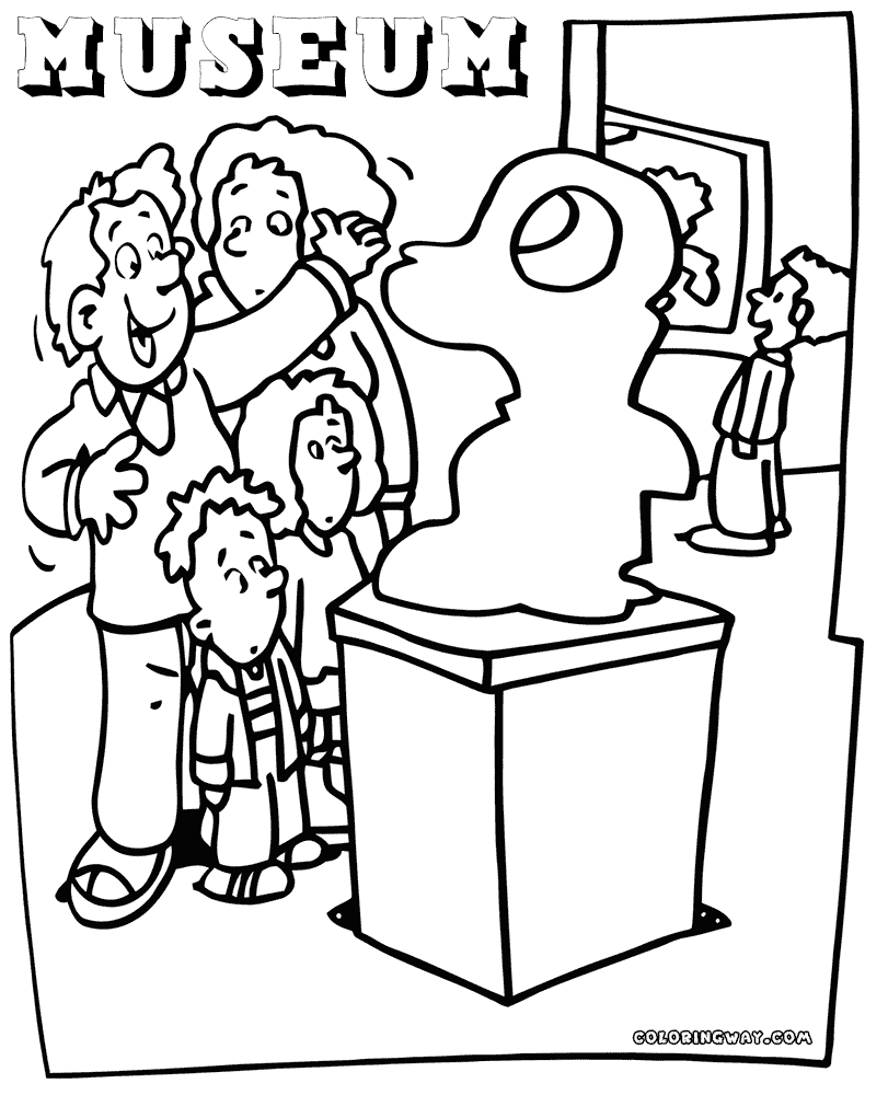 Mummy Coloring Page