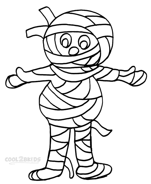 494x600 Mummy Coloring Pages