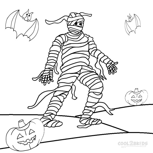 600x600 Printable Mummy Coloring Pages For Kids Cool2bkids
