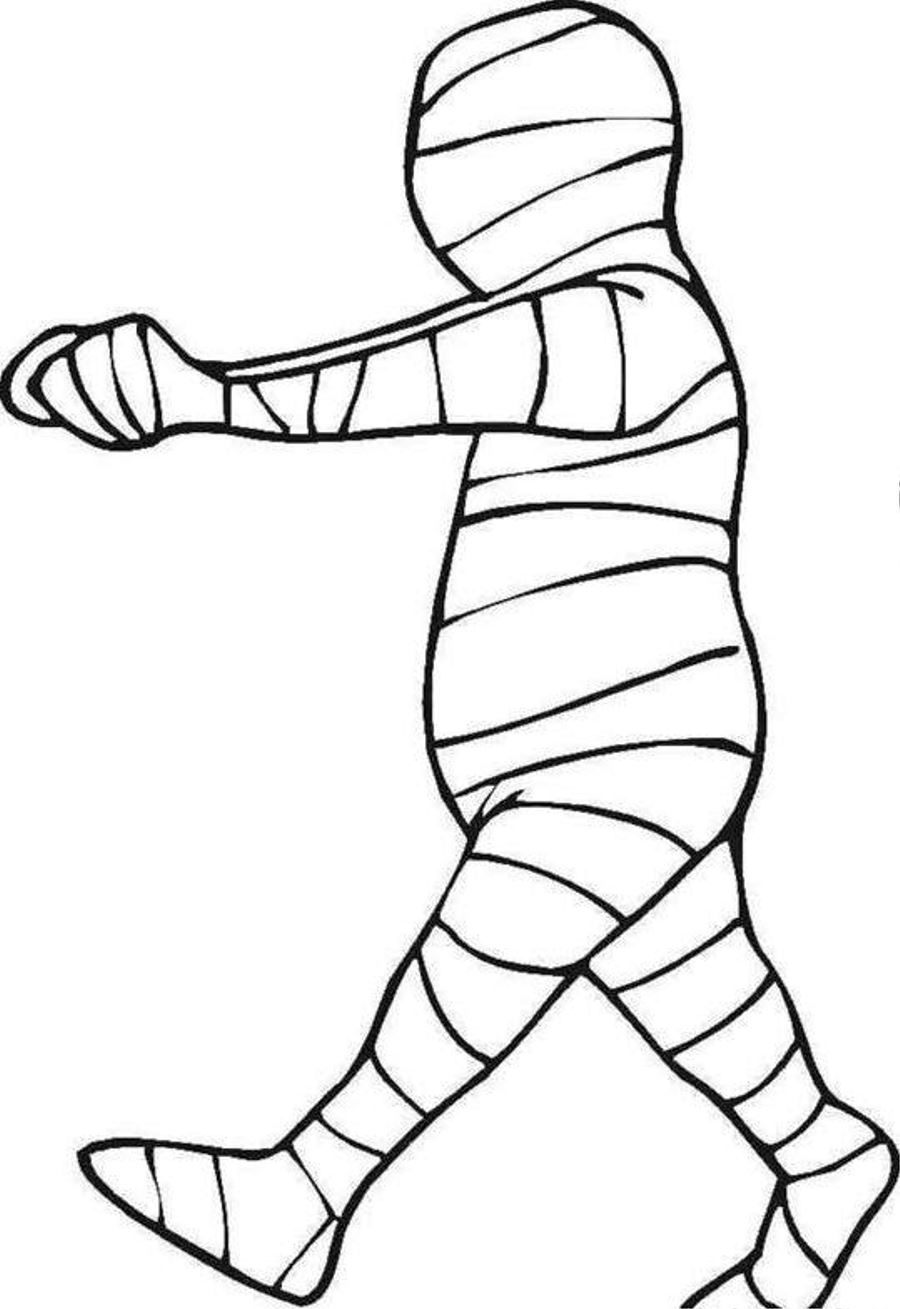 900x1309 Egyptian Mummy Coloring Pages