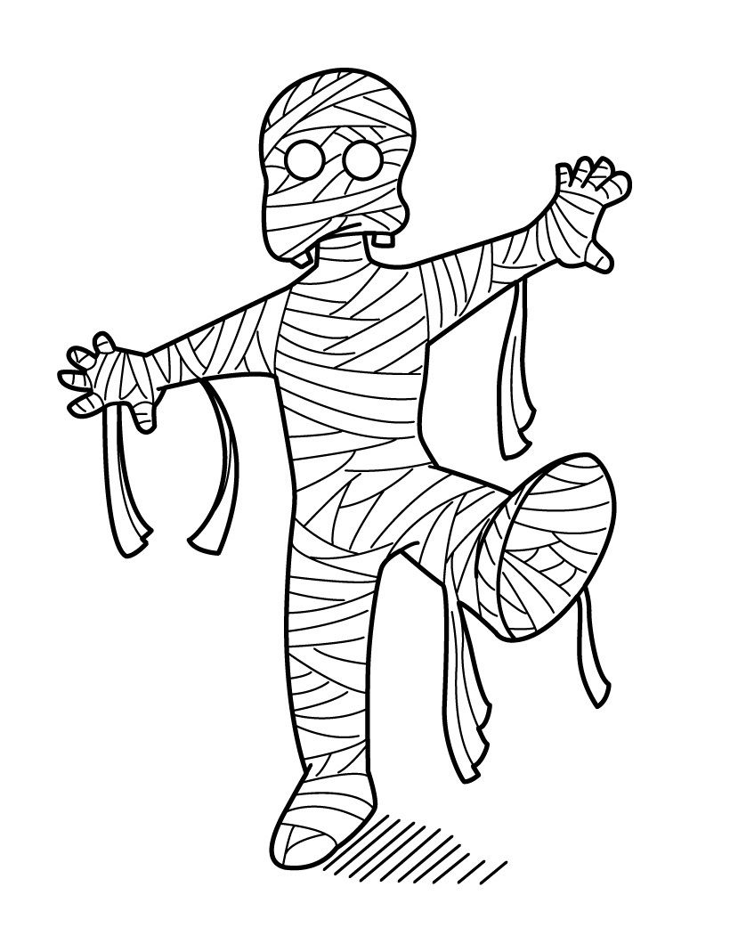 820x1060 Free Printable Mummy Coloring Pages For Kids