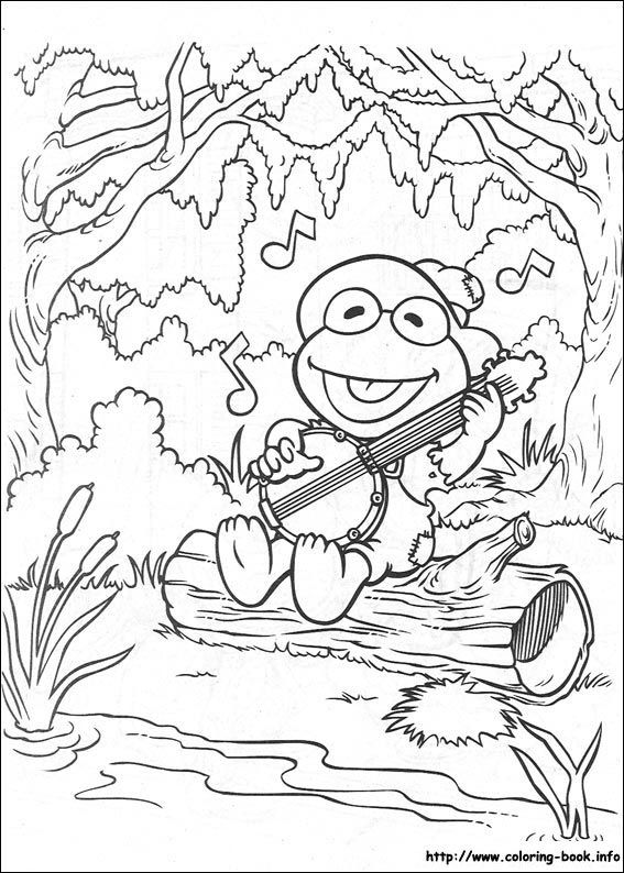 567x794 Muppet Babies Coloring Picture Coloring And Activities