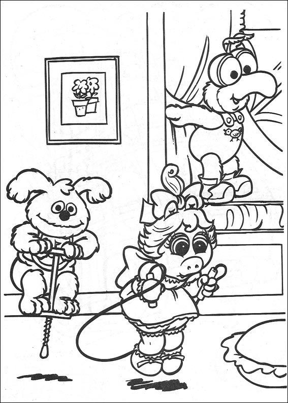 567x794 Kids N 57 Coloring Pages Of Muppet Babies