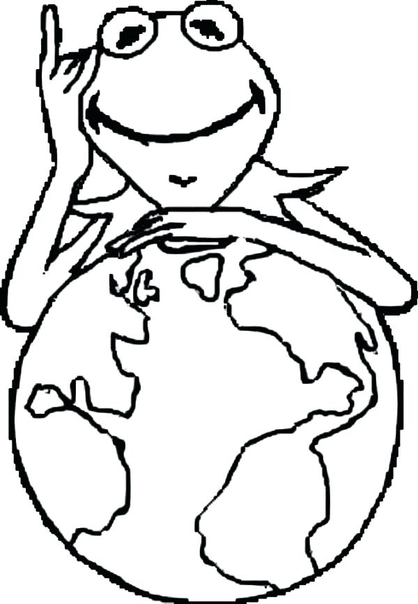 600x867 Muppet Coloring Pages The Frog And The Globe Coloring Pages Animal