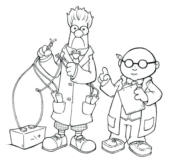 600x554 Muppets Coloring Pages Coloring Page For Kids Playing Drum