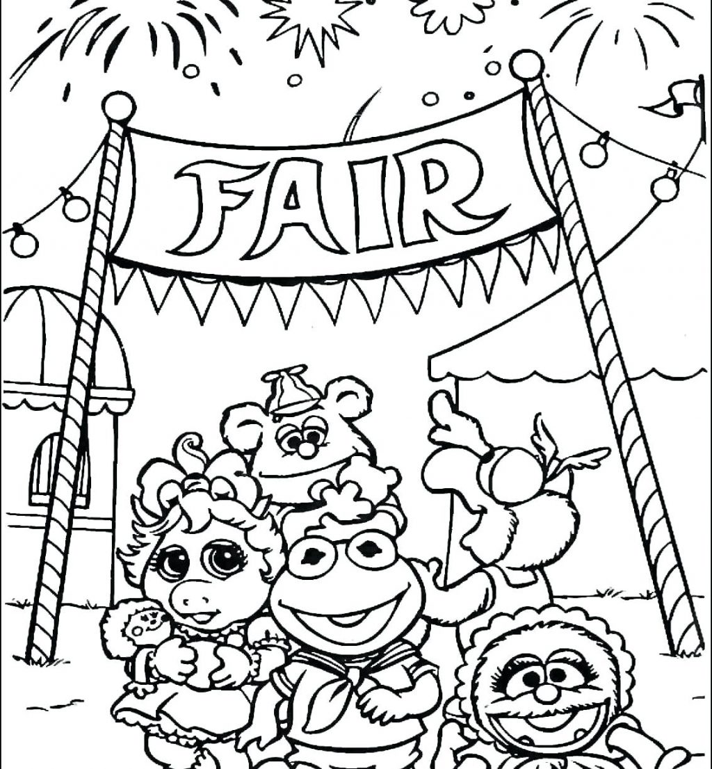 1024x1106 Coloring Page ~ Muppets Coloring Pages Baby Gonzo And Chickens