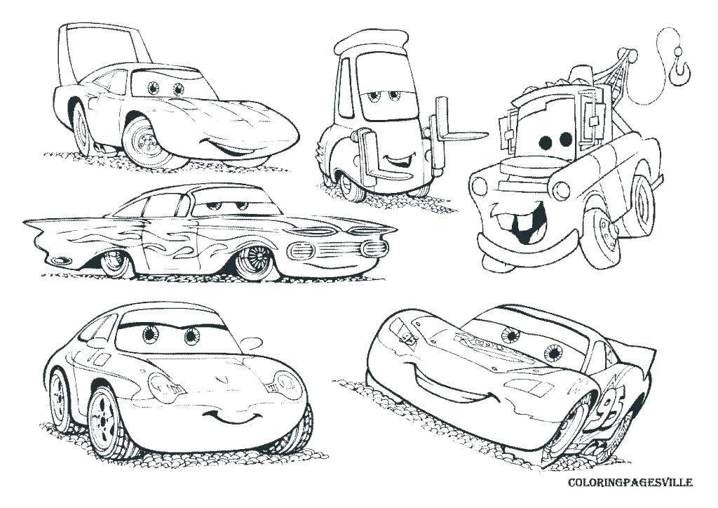 1024x724 Cars Coloring Pages Free Printable Cars Printable Coloring Pages