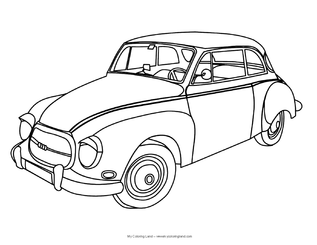 1056x816 Classic Car Coloring Pages Printable Printable Coloring Page New