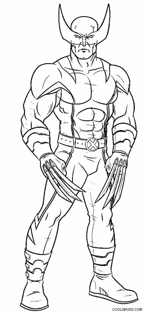 472x1024 Printable Wolverine Coloring Pages For Kids Cool2bkids