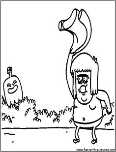 236x309 Regular Show Muscle Man Coloring Pages Printable