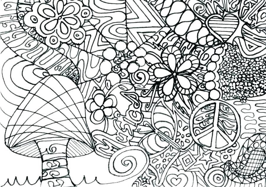 900x634 Trippy Mushroom Coloring Pages Mushroom Coloring Pages Mushroom