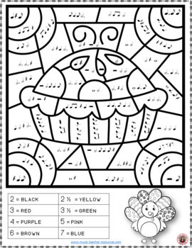 270x350 Thanksgiving Music 26 Thanksgiving Music Coloring Pages Tpt