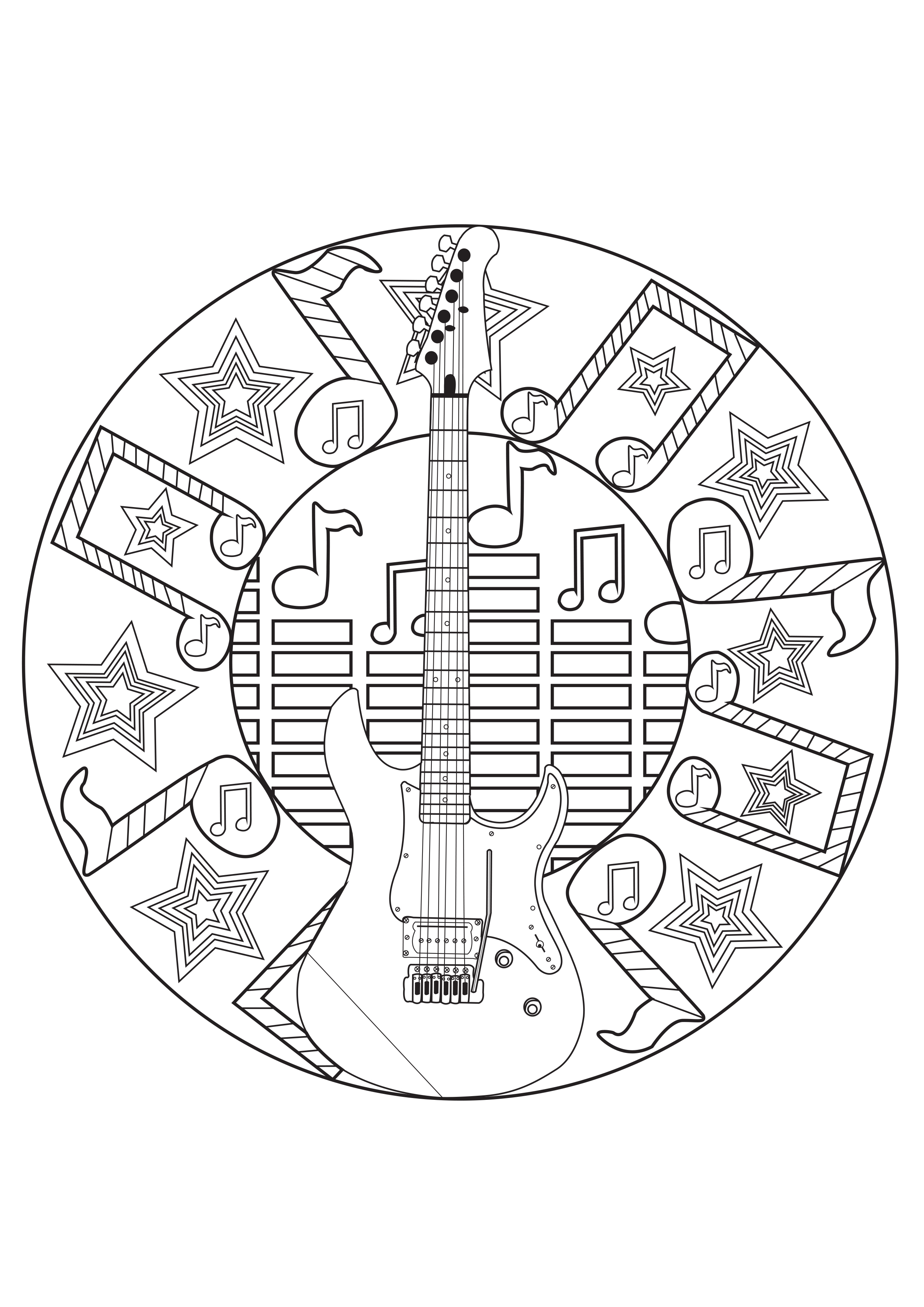 2480x3508 Mandala Mandala Music