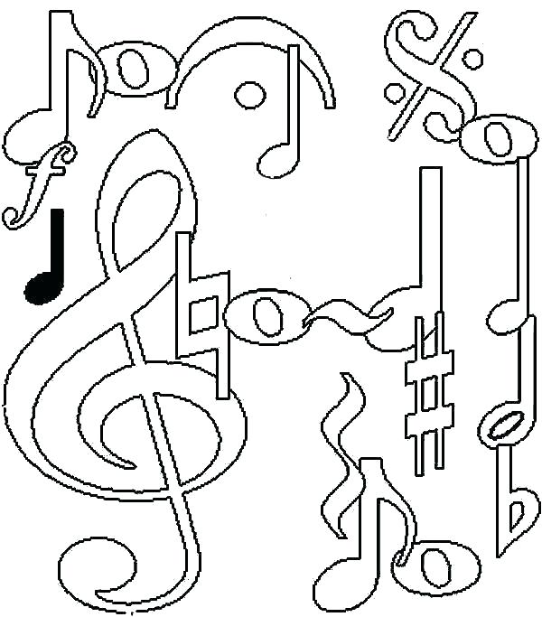 600x683 Music Colouring Pages For Adults Kids Coloring Printable Musical