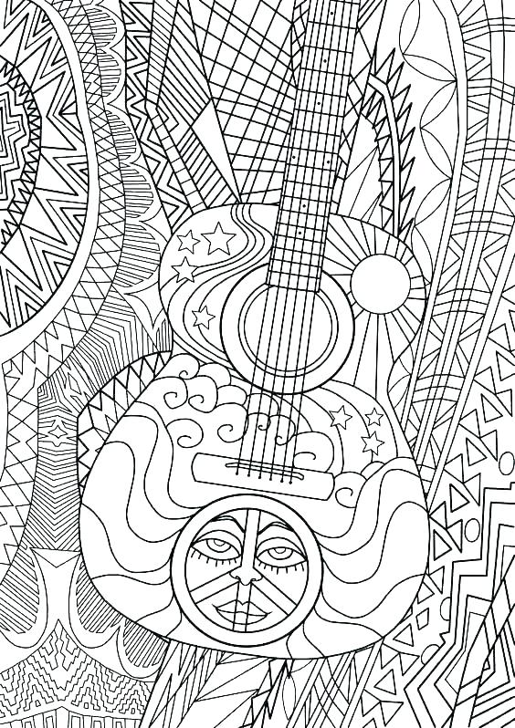 564x798 Fun Coloring Sheets Music Coloring Pages For Kids Printable