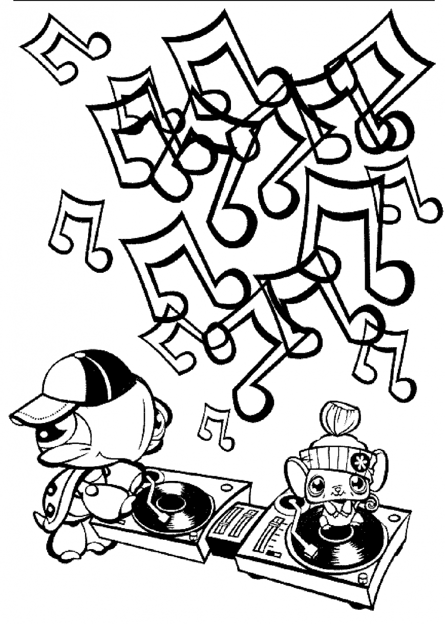 869x1217 Music Coloring Pages For Preschoolers Adults Pdf Colouring