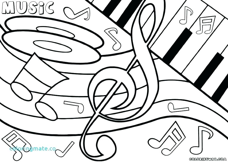 960x683 Music Coloring Pages Pdf