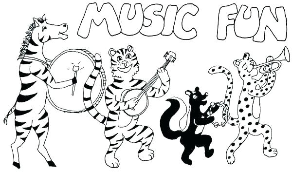 600x353 Coloring Pages Music Free Music Coloring Pages Printable Plus