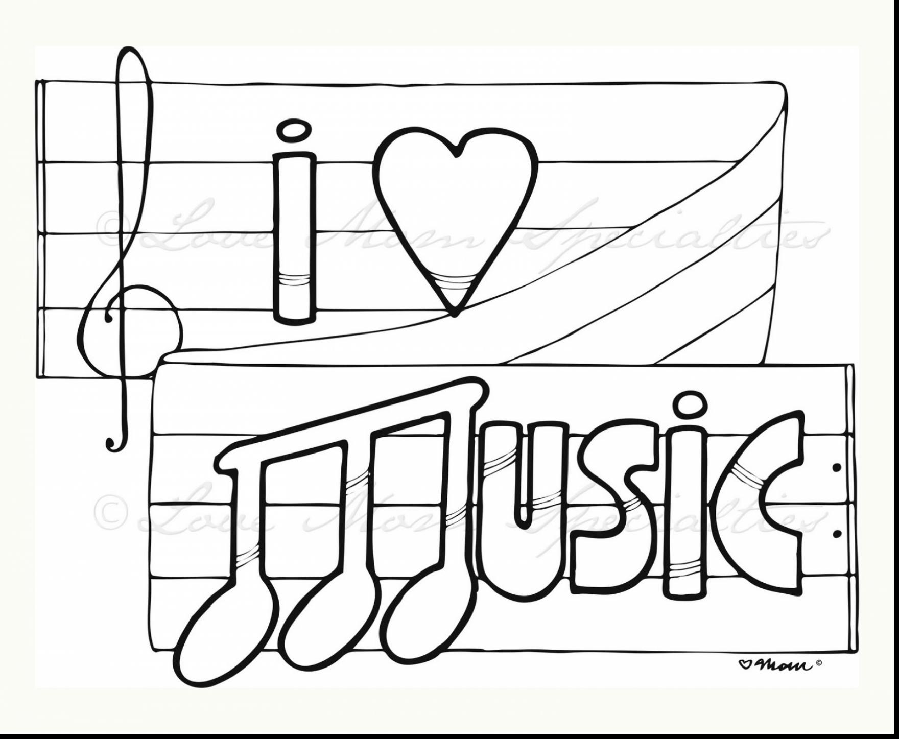1760x1447 Coloring Book Brilliant Love Music Pages With And Free Printable 3